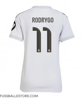 Günstige Real Madrid Rodrygo Goes #11 Heimtrikot Damen 2025-26 Kurzarm